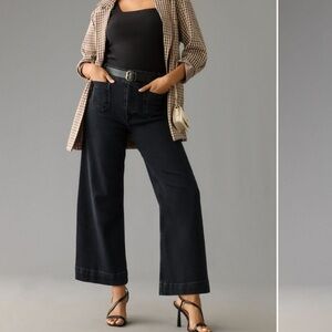 Colette denim cropped jeans by Maeve